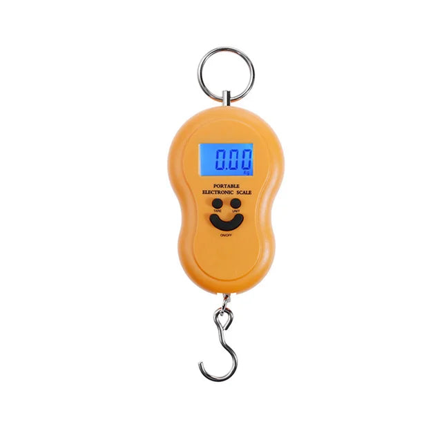 50kg/110lb Digital Luggage Scale 40Kg*10g Hanging Scale With Backlight Electronic Portable Suitcase Travel Weighs Hanging Scales
