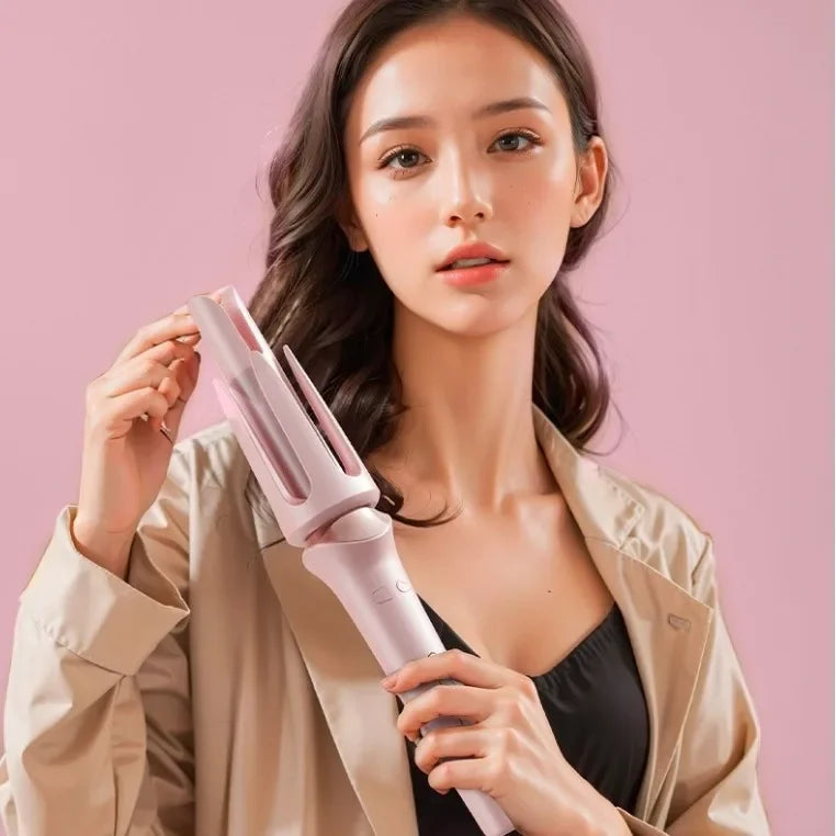 New Automatic Large Wave Curling Iron 32mm Ceramic Coating Electric Hair Waver Long Lasting Styling Tool Salon Accessories