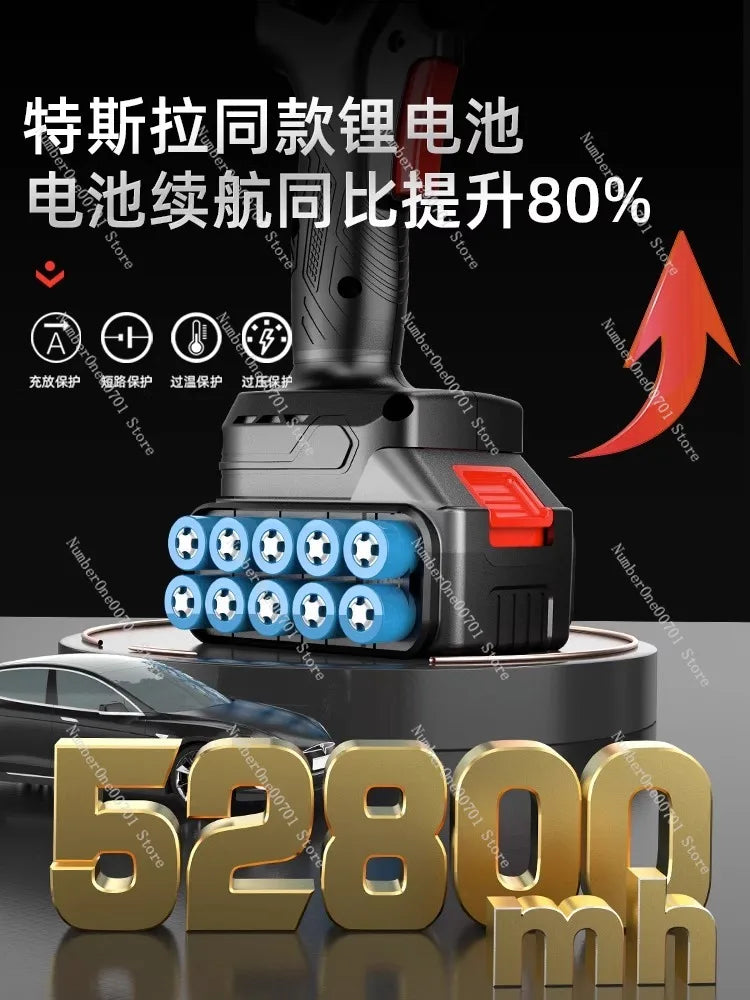 Rechargeable Chainsaw Small Handheld Lithium Battery Large Capacity Wood Cutting Saw Outdoor Portable Home Saw Tree Artifact