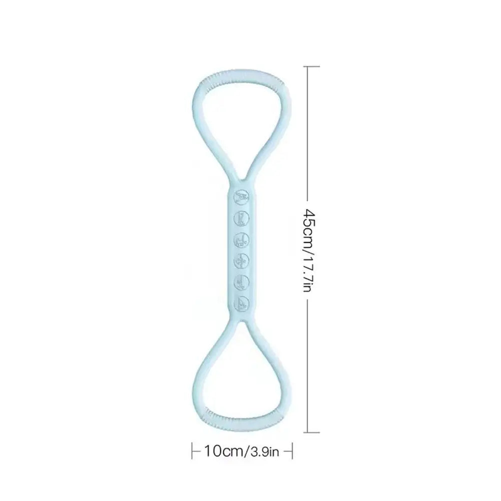 8 Word Tensioner Eight Silicone Yoga Auxiliary Home Elastic Band Fitness Equipment Shoulder Beauty Back Elastic Band