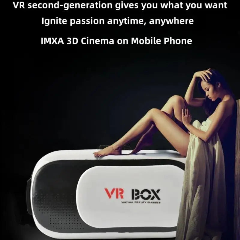 3D VR Glasses Headset Head-Mounted Adjustable VR For 4.7-6.1 Inches Android Smart Phones Virtual Reality Movie Game Helmet