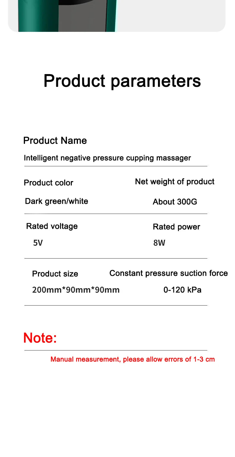 Electric multi-functional heating meridian dredging and absorbing device intelligent negative pressure heat compressor