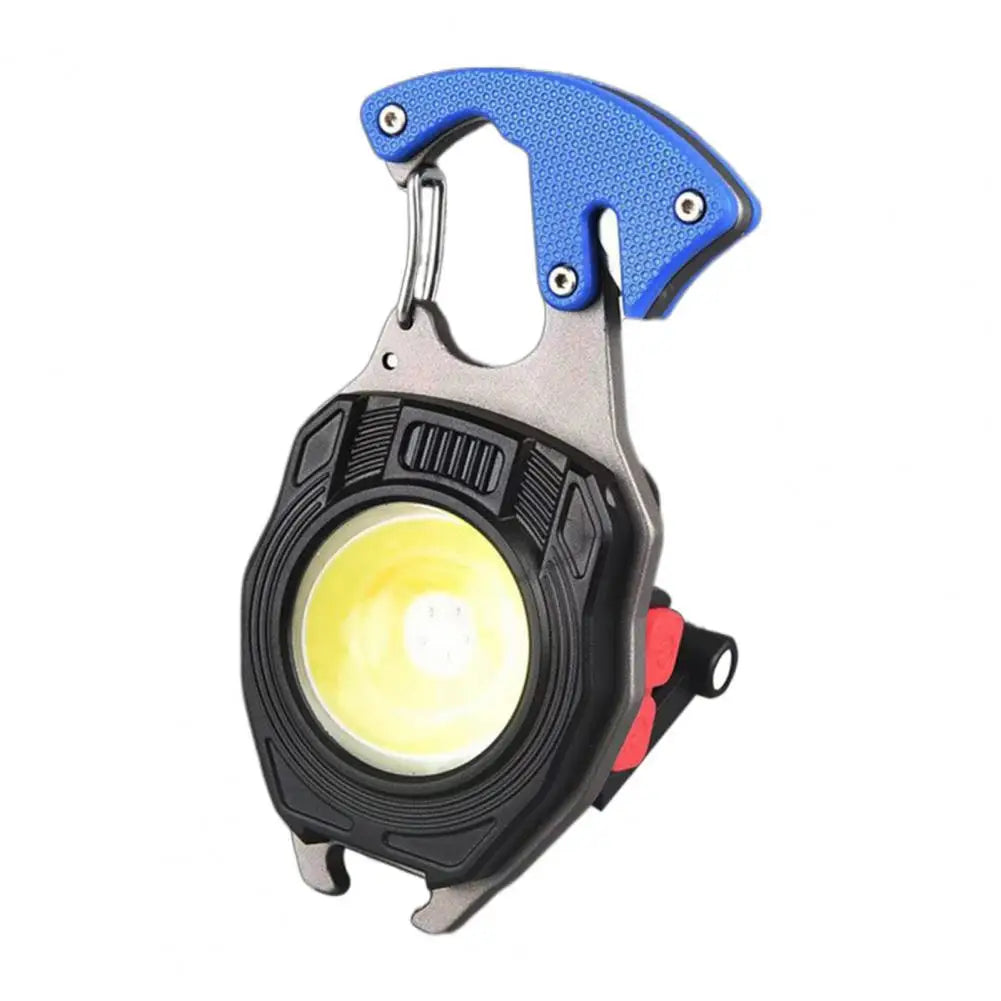 LED Keychain with Screwdrivers Bottle Opener Camping Work Light Emergency Lighting  High Lumens Super Bright Mini Flashlight