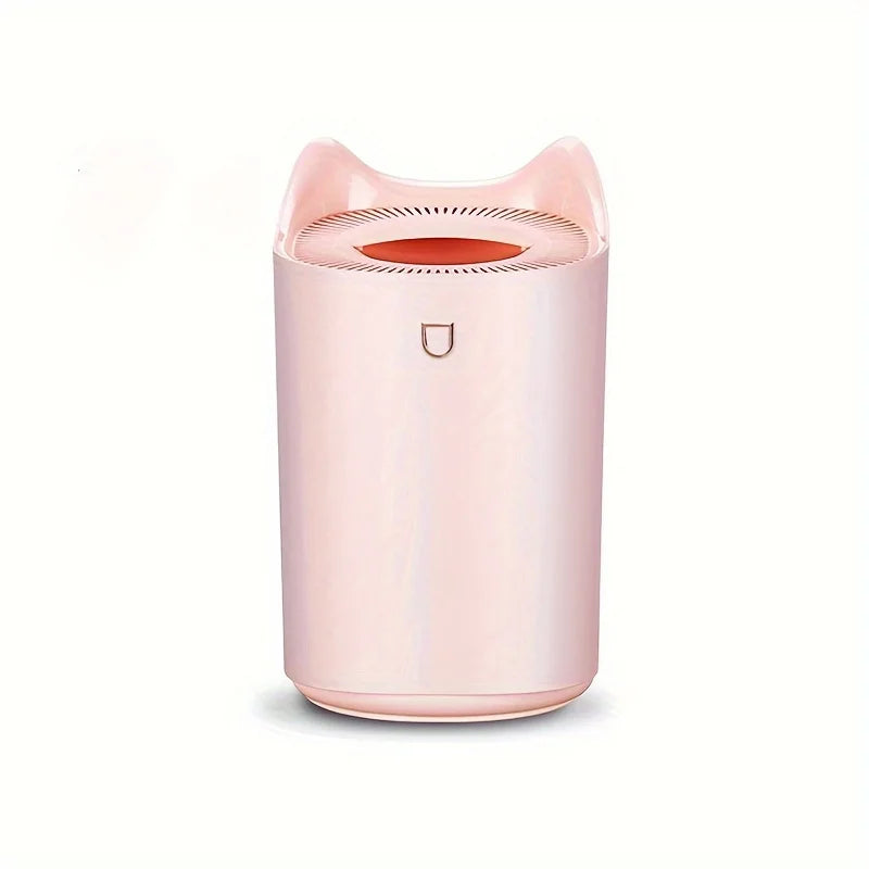 1pc USB Powered Humidifier with Essential Oil Diffuser, 111.59oz Large Capacity, Ultrasonic Cool Mist, Dual Nozzle, Quiet Operat