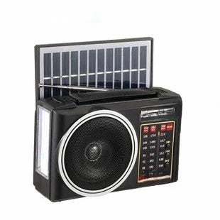 Retro Multifunctional Outdoor Bluetooth Speaker Audio Emergency Card Solar Radio