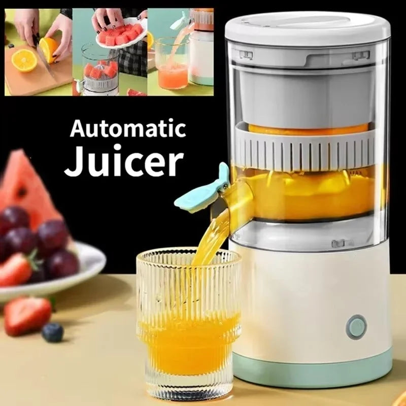 Wireless Juicer Automatic Orange Lemon Juicer USB Charge Juice Separator Portable Fruit Extractor Squeezer Pressure Juicers