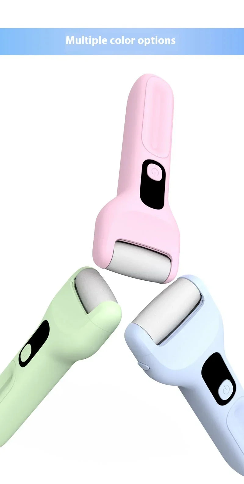 Electric foot grinder, rechargeable foot repair tool, dead skin and calluses polishing machine, exfoliating polishing machine