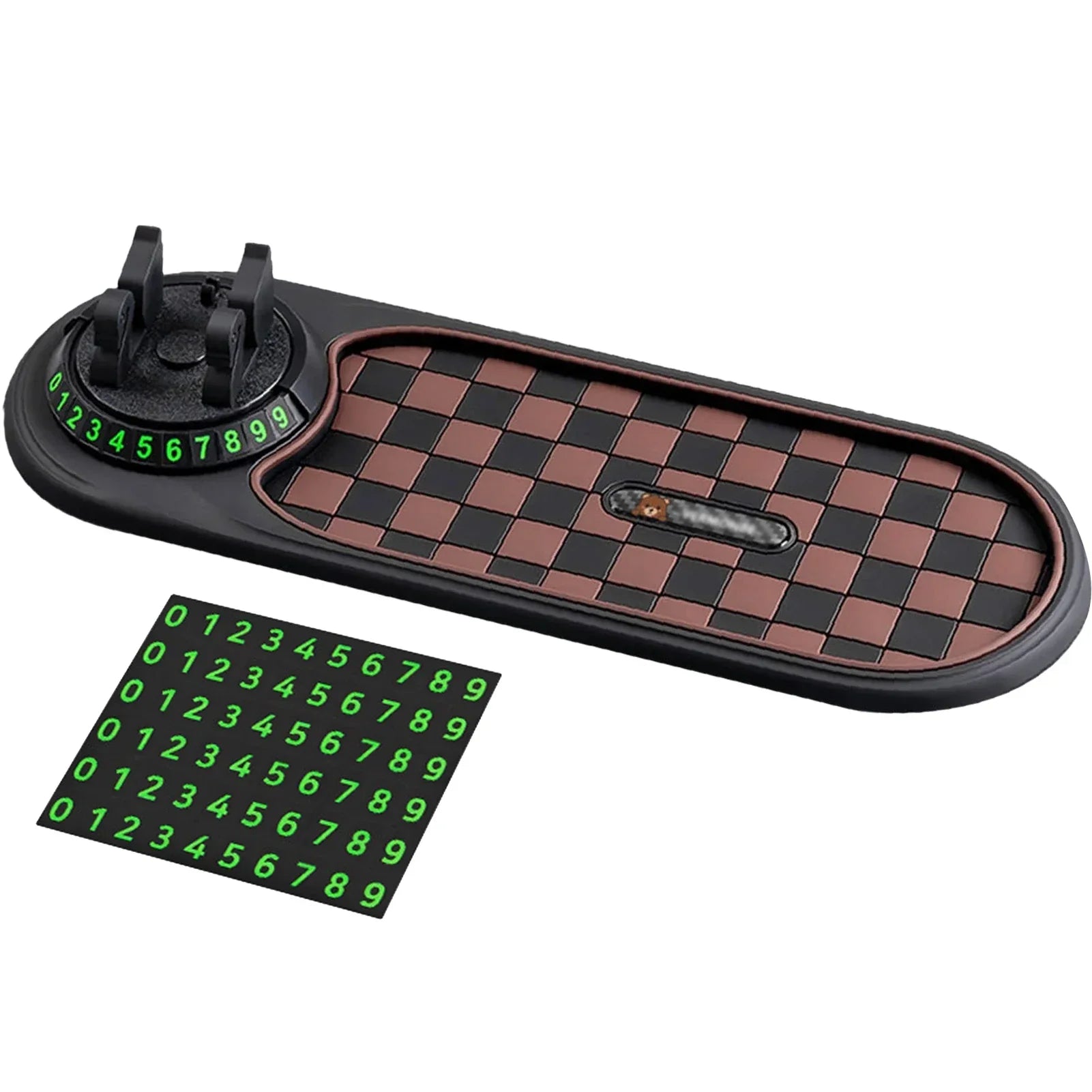 Phone Holder Anti-Slip Mat Holder for Dashboard with 360° Rotatable Phone Holder for Cell Phone Keys Sunglasses