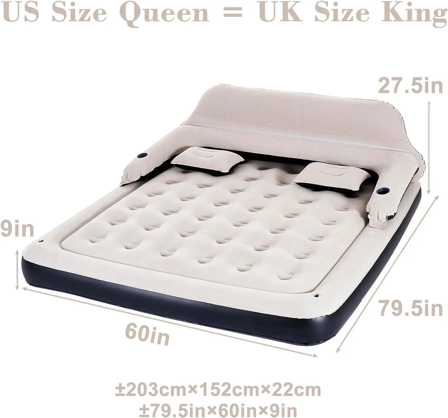 Wholesale Large Size Inflatable Bed Simple Portable Air Cushion Bed Outdoor Household Inflatable Bed